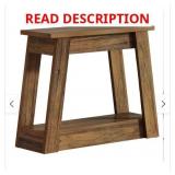 Tribesigns Rustic 2-Tier Wood End Table