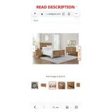 Marsden Patina Wood Finish 6-Drawer Rattan Cane D