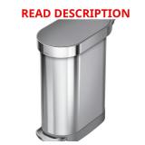 Simplehuman 45 L Stainless Steel Trash Can
