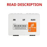 19x27 in. Bulletin Board Permit Box, White