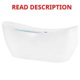 AKDY FlatBottom Bathtub 28.6x59.9in