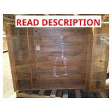 Skid with coat rack approximately 72" H x 48" W