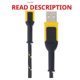 DEWALT 10-ft Usb-C Black Cable