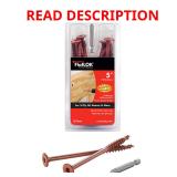 FlatLOK 5-in Red Exterior Screws (12)