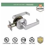 Universal Hardware Passage Lever, Satin