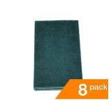 9 in. Heavy Duty Scouring Pad 8 pk