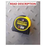 Stanley tape measure fatmax 25 ft