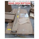 2 white/gass door kit