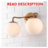 Jonathan Y 15-in 2-Light Gold LED Vanity