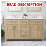 Beaufort 60" Double Sink Vanity with Top