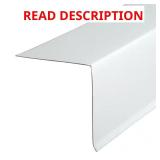 C6 x 10 ft. White Aluminum Drip Edge Flashing