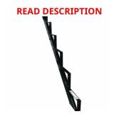 Pylex 6-Step Black Painted Steel Stair Riser