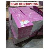 Skid Lot of Hunter 52in Chnning Matte Silver Ceil