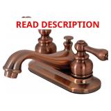 Kingston KB606AL 4" Centerset Faucet