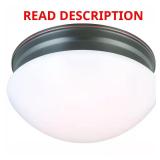 9 in. Oil Rubbed Bronze LED Flush Mount