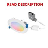 Halo RGB 4-in LED Smart Downlight 9.4W