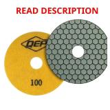 Xtreme 4 in. Diamond Polishing Pad 100 Grit