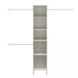 Westport 17" W x 83" H White Closet Tower