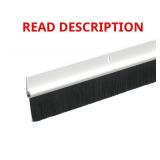 Frost King 36 in White Plastic Door Sweep
