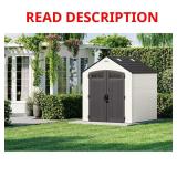 Ridgeland 7 ft. Shed 50 sq ft Plastic Shed