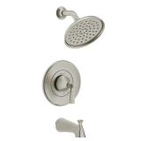 Rumson 1-Handle 1-Spray Tub/Shower Faucet, BN