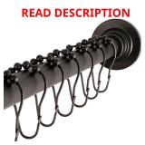 Kingston Edenscape 60-72" Shower Rod, Bronze
