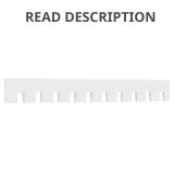 1 in. x 88 in. PVC Wilson Dentil Trim Moulding