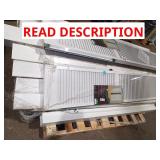 Skid of bi-fold doors, fence posts