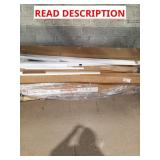 Mixed skid garage door fencing