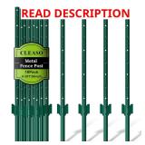 Metal Fence Posts: 3 ft U-Post, Green