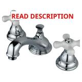 Kingston KS5561PX Widespread Faucet, Chrome