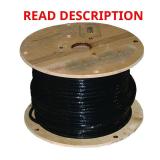 500 ft. 2/0 Black Stranded XHHW Wire