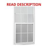 31.25x59.25 in Vinyl Insulated Window, White