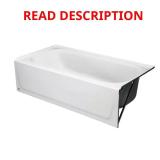 Maui 60-in. Right Drain Bath Tub White
