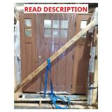 Door with side panels