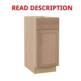 Sinclair 15x24x34.5 Base Cabinet, Oak