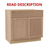 Sinclair 36"W x 24"D x 34.5"H Base Cabinet
