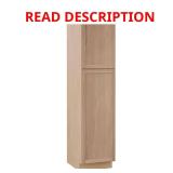 Sinclair 18x24x84 Pantry Cabinet Shaker Oak