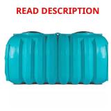 750 gal Teal Polyethylene 2-Compartment Tank