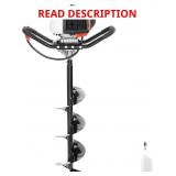 VEVOR Post Hole Digger 43cc Auger Gas-Powered