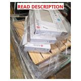 Porcelain flooring skid with interlocking panels