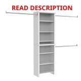Impressions White Wood Closet System