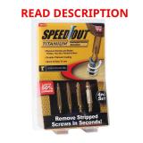 As Seen on TV Speed Out Screw Extractor Tool