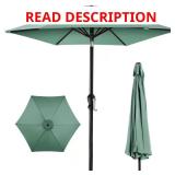 Seaglass 10 ft Steel Market Umbrella