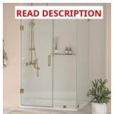 Nirvana 48 in. W x 34 in. L x 76 in. H Frameless