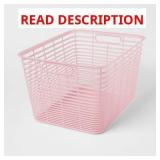 Aria Jelly Decorative Basket Large Pink