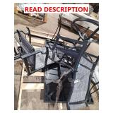 Skid with table and 2 chairs