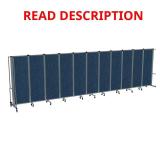 Otis 11-Panel PET Room Divider Blue/Grey