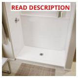 Aloha ShowerCast 60x30 Alcove Pan, White