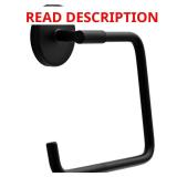 Lyndall Towel Ring in Matte Black